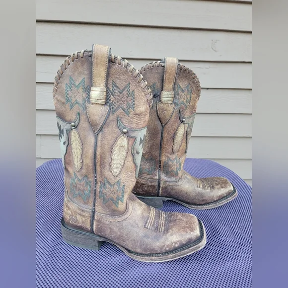 Ariat Tallahassee boots.  Sz 9B - Picture 5 of 16